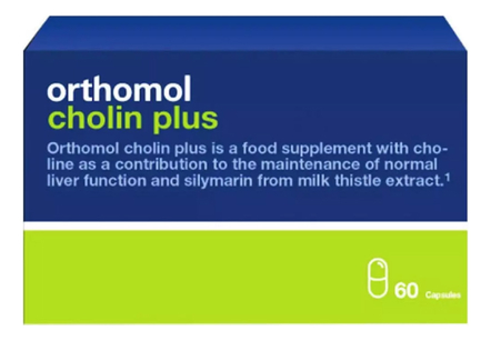 Orthomol Биологически активная добавка к пище Сholin Plus 60 капсул