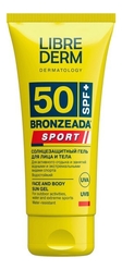 Солнцезащитный гель для лица и тела Bronzeada Sport SPF50+