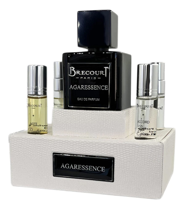 Agaressence: набор (п/вода 50мл + одеколон 5мл + absolu 5мл + Note Poudree 7мл + Bois Epices 7мл)