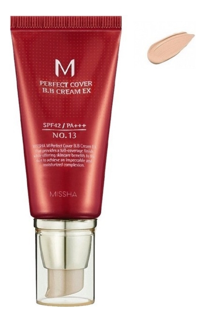 BB крем для лица M Perfect Cover Cream EX SPF42 PA+++ 50мл: 13 Bright Beige