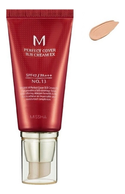 

BB крем для лица M Perfect Cover Cream EX SPF42 PA+++ 50мл: 13 Bright Beige, BB крем для лица M Perfect Cover Cream EX SPF42 PA+++ 50мл