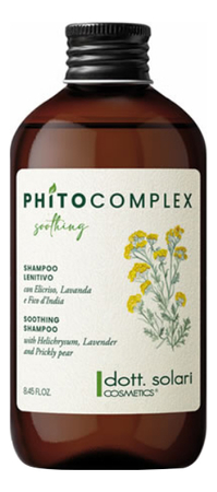 Dott. Solari Успокаивающий шампунь для волос Phitocomplex Soothing Shampoo