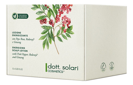 Dott. Solari Энергетический лосьон для кожи головы Phitocomplex Energizing Scalp Lotion Menthol-Free 12*6мл