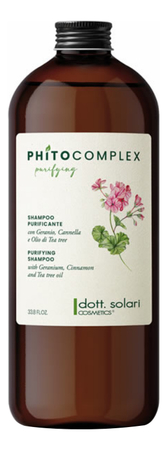 Dott. Solari Очищающий шампунь для волос Phitocomplex Purifying Shampoo 