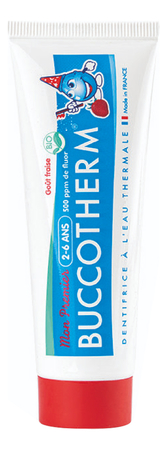 BUCCOTHERM Детская зубная гель-паста с термальной водой Клубника Mon Premier 2-6 Ans 50мл
