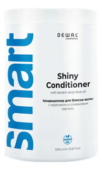Кондиционер для блеска волос с кератином и оливковым маслом Cosmetics Smart Shiny Conditioner