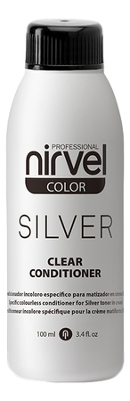 Nirvel Professional Прозрачный кондиционер для кислого тонирования седых и блондированных волос Silver Clear Conditioner