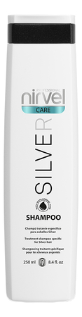 Nirvel Professional Шампунь для седых и блондированных волос с гиалуроновой кислотой Silver Shampoo