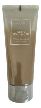JUL7ME Парфюмированный скраб для тела с мускусным ароматом Perfume Body Scrub White Soap Musk 250г