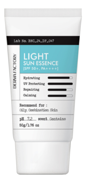 Derma Factory легкая солнцезащитная эссенция для лица light sun essence ...