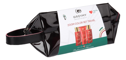 GREYMY Набор для окрашенных волос Zoom Color (маска 50мл + шампунь 100мл + кондиционер 100мл + косметичка)