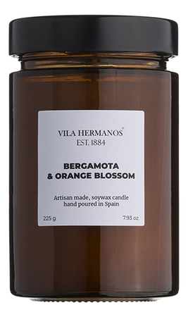 Vila Hermanos Ароматическая свеча Bergamot & Orange Blossom