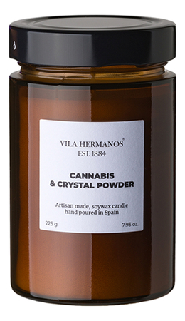 Vila Hermanos Ароматическая свеча Cannabis & Cristal Powder