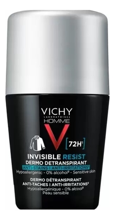Vichy Дезодорант-антиперспирант для тела 72 часа Homme Invisible Resist 50мл
