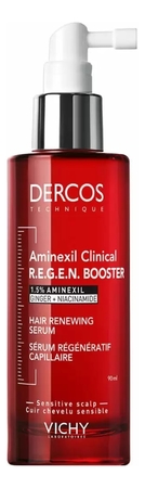 Vichy Сыворотка для укрепления и роста волос Dercos Aminexil R.E.G.E.N. Booster 90мл