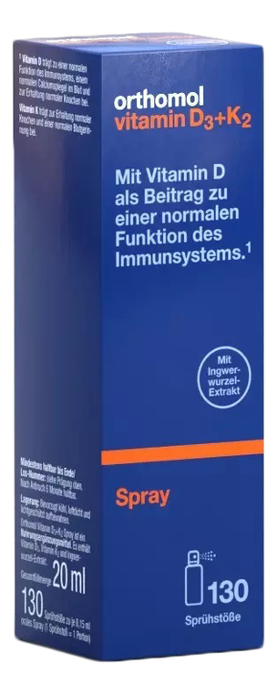 

Биологически активная добавка к пище Vitamin D3+K2 20мл