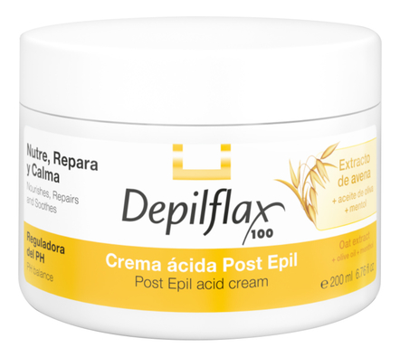 Depilflax Восстанавливающий кислотный крем после депиляции Creama Acida Post Epil 200мл