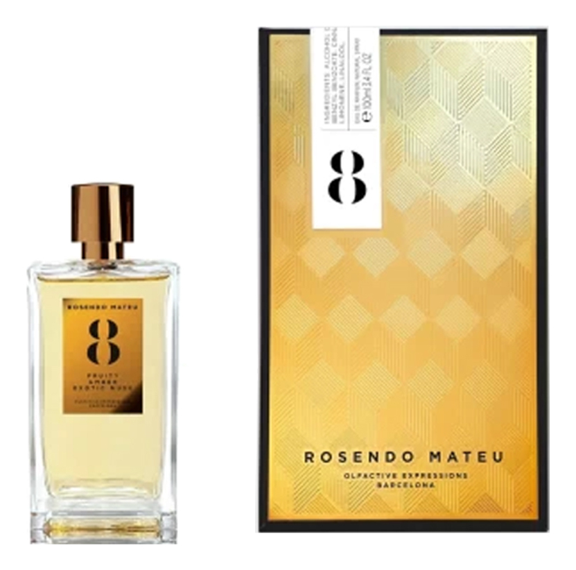 

№ 8 Fruity, Amber, Exotic Musk : парфюмерная вода 100мл, № 8 Fruity, Amber, Exotic Musk