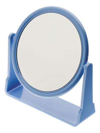 Dewal Зеркало настольное в синей оправе Beauty MR115