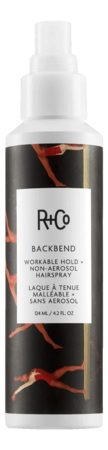 R+Co Моделирующий спрей-мист для укладки волос Backbend Workable Hold + Non Aerosol Hairspray 124мл