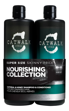 TIGI Набор для волос Bed Head Catwalk Oatmeal & Honey (шампунь 750мл + кондиционер 750мл)