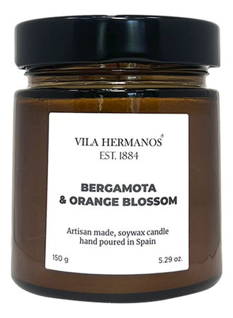 Vila Hermanos Ароматическая свеча Bergamot & Orange Blossom