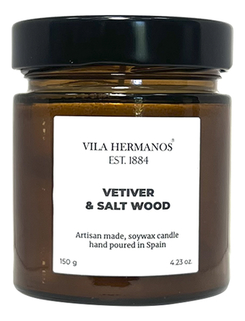 Vila Hermanos Ароматическая свеча Vetiver & Salt Wood