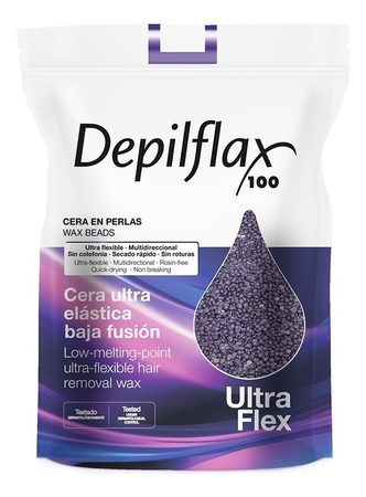 Depilflax Полимерный пленочный воск в гранулах Ultra Flex (мальва)