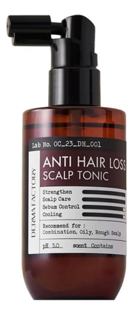 Derma Factory Мист-тоник для кожи головы против выпадения волос Anti Hair Loss Scalp Tonic 100мл