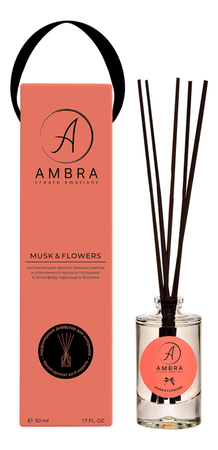 Ambra Аромадиффузор Мускус и цветы Musk & Flowers 50мл
