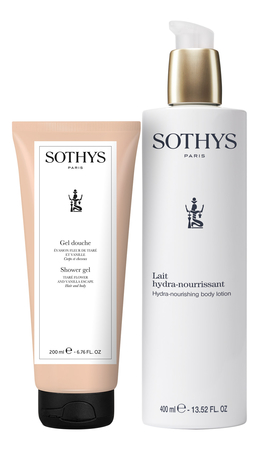 Sothys Набор для тела (гель для душа Shower Gel 200мл + крем-эмульсия для тела Hydra-Nourishing Body Lotion 400мл)