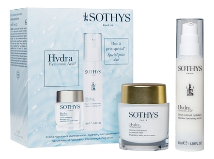 Sothys Набор для лица (сыворотка Intensive Hydrating Serum 50мл + крем Hydrating Satin Youth Cream 50мл)