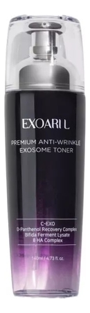 EXO ARI L Омолаживающий тонер для лица с экзосомами Premium Anti-Wrinkle Exosome Toner 140мл