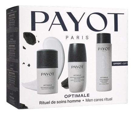 Payot Набор Optimale (роликовый дезодорант 75мл + крем д/лица 50мл + лосьон п/бритья 100мл)
