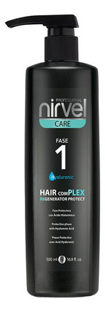 Nirvel Professional Защитный крем для поврежденных волос с гиалуроновой кислотой Fase 1 Hair Complex 500мл