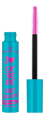 essence Водостойкая тушь для ресниц с эффектом супер объема I Love Exreme Crazy Volume Waterproof Mascara 12мл