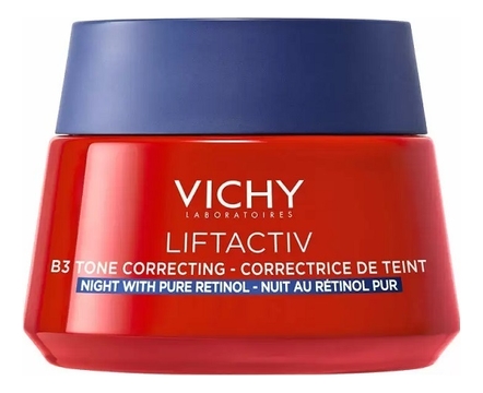 Vichy Ночной крем для лица с ретинолом против пигментации и морщин Liftactiv B3 50мл