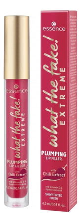 essence Блеск-плампер для губ What The Fake! Extreme Plumping Lip Filler Chili Extract 4,2мл