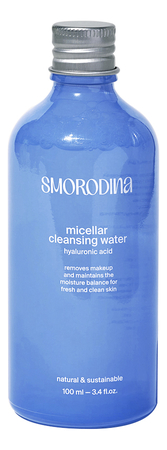 SmoRodina Мицеллярная вода для лица с гиалуроновой кислотой и пробиотиками Micellar Cleansing Water 100мл