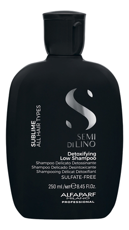 Alfaparf Milano Детокс-шампунь для волос Semi Di Lino Sublime Detoxifying Low Shampoo