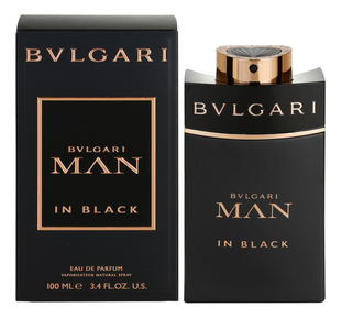 Bvlgari man in shop black after shave