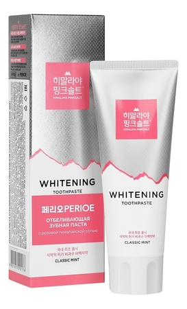 PERIOE Отбеливающая зубная паста с гималайской солью Himalaya Pink Salt Whitening Classic Mint 100г