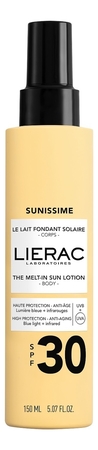 Lierac Солнцезащитный лосьон для тела Sunissime Le Lait Fondant Solaire SPF30 150мл