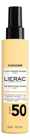 Lierac Солнцезащитный лосьон для тела Sunissime Le Lait Fondant Solaire SPF50 150мл