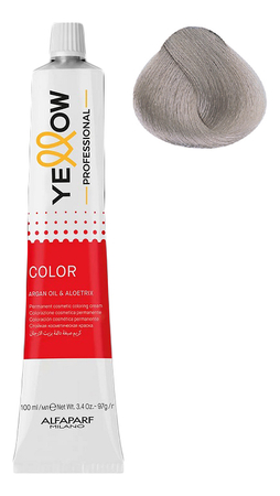 Yellow Professional Перманентный кремовый краситель для волос Color Permanent 100мл