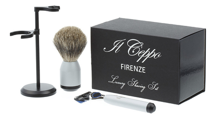 IL Ceppo Firenze Набор для бритья SET-S111P3FT (станок Fusion + помазок + подставка)