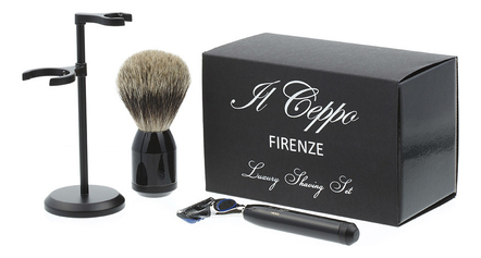 IL Ceppo Firenze Набор для бритья SET-S111P2FT (станок Fusion + помазок + подставка)