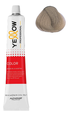 Yellow Professional Перманентный кремовый краситель для волос Color Permanent 100мл