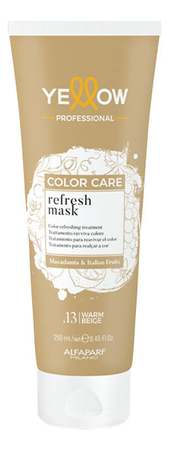 Yellow Professional Пигментированная маска для волос Color Care Refresh Masks 250мл