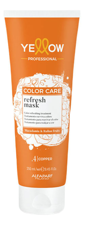 Yellow Professional Пигментированная маска для волос Color Care Refresh Masks 250мл